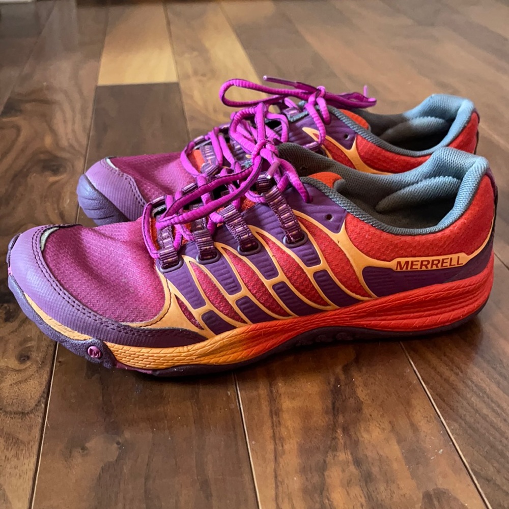 Merrell women’s hiking athletic shoes